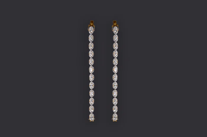 Polki Diamond Earring