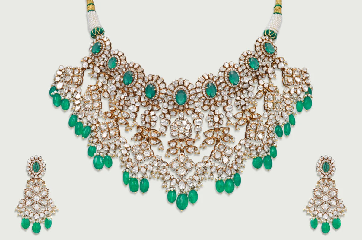 Alora Emerald Dynasty Choker Set