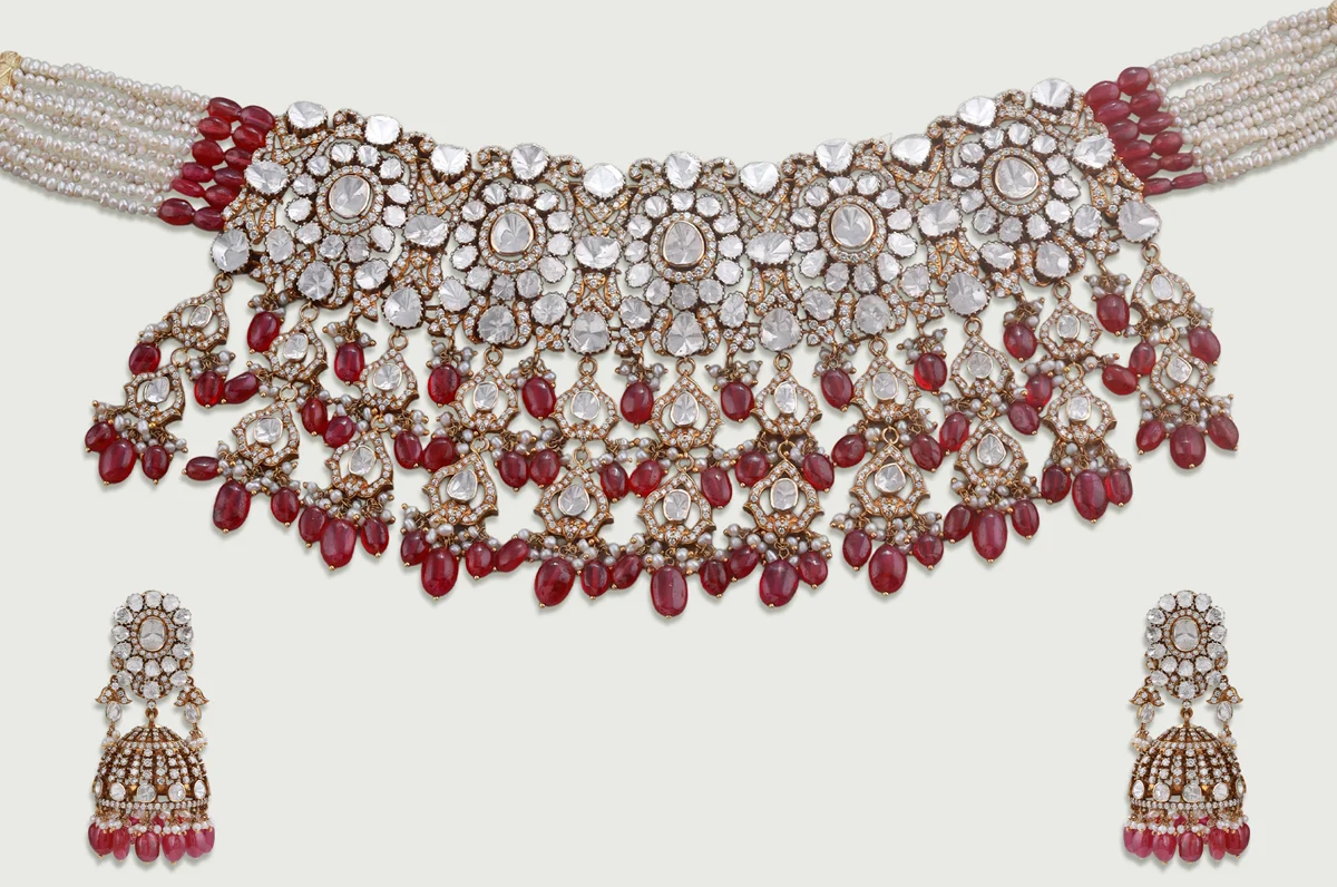 Alora Ruby Heritage Haar Set